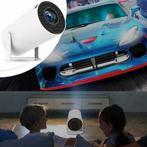 Projektor Full Hd Android Tv Z Wifi, Bluetooth I Wbudowanym Głośnikiem