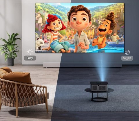 Projektor Horlat T02 25000 Lumenów Fhd 1080P 4K Wi-Fi Bluetooth Korekcja