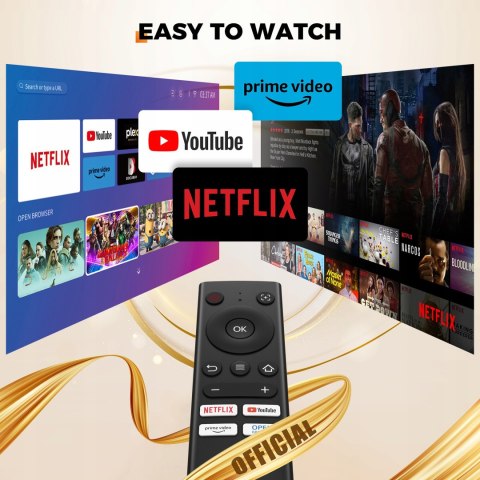 Projektor Hy300 Pro 5G 4K Smart Android Tv - Przenośny Rzutnik 130