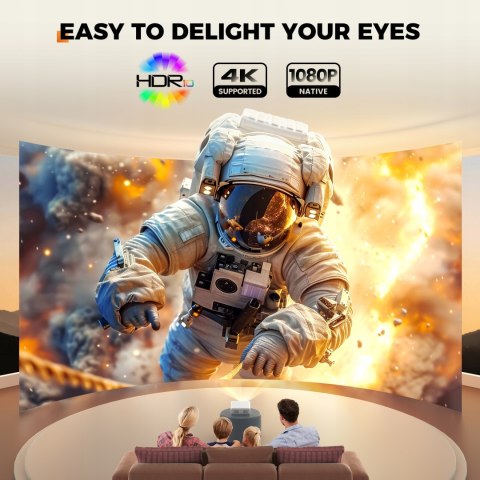 Projektor Hy300 Pro 5G 4K Smart Android Tv - Przenośny Rzutnik 130