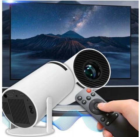 Przenośny Projektor Full Hd 4K Z Wifi, Usb, Hdmi, Głośnikami, Pilotem