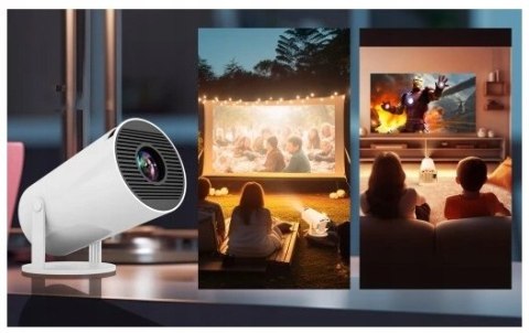 Przenośny Projektor Full Hd 4K Z Wifi, Usb, Hdmi, Głośnikami, Pilotem