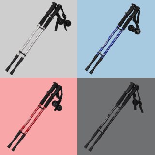 Regulowane Kijki Trekkingowe Nordic Walking 63-135 Cm Z Systemem Anti-Shock