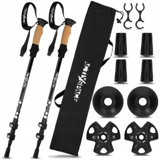 Kieki Trekkingowe Activ/Space 2 Szt. - Lekkie, Regulowane, Korkowy Uchwyt