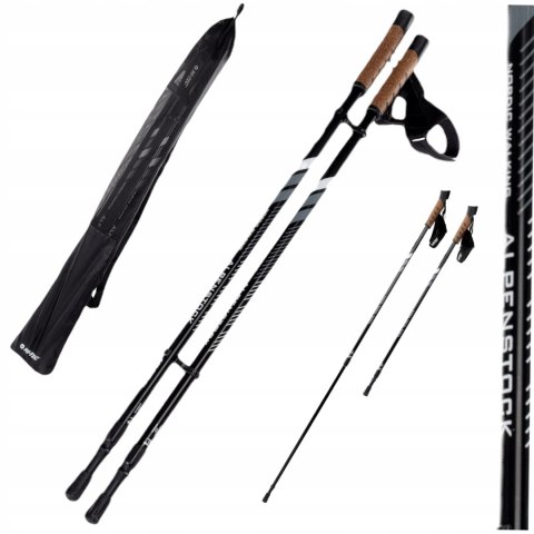 Kije Do Nordic Walking Hi-Tec Alpenstock Składane Trekkingowe Antishock
