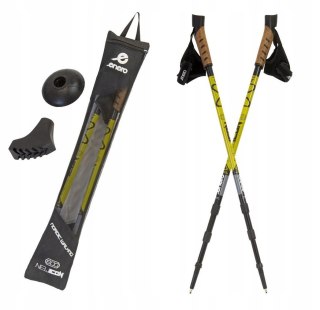 Kije Nordic Walking 110-135Cm Regulowane, Antypoślizgowe, Z Pokrowcem Set