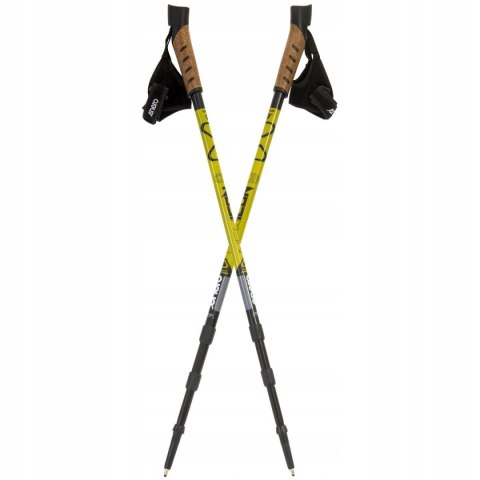 Kije Nordic Walking 110-135Cm Regulowane, Antypoślizgowe, Z Pokrowcem Set