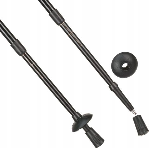 Kije Nordic Walking Alu 3-Sekcjonowe Składane Outtec Trekkingowe Komplet