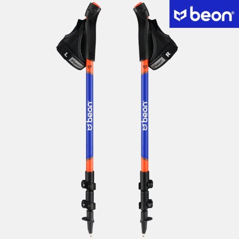 Kije Nordic Walking Beon Nx2 - Regulowane Składane, Ergonomiczne Rękojeści