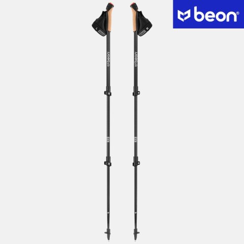 Kije Nordic Walking Beon Nx8 3K Carbon 2 Szt. Regulacja Korkowy Uchwyt