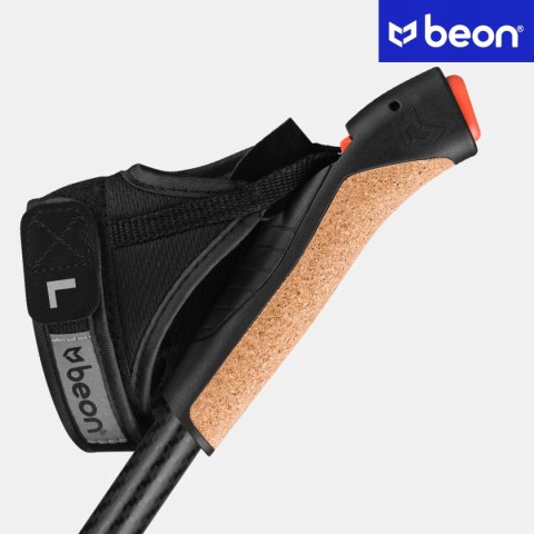 Kije Nordic Walking Beon Nx8 3K Carbon 2 Szt. Regulacja Korkowy Uchwyt