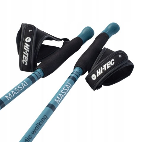 Kije Nordic Walking Hi-Tec Massai Ultralekkie 105-125 Cm 140G Regulowane