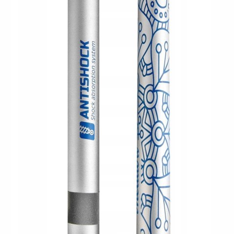 Kije Nordic Walking Spokey Meadow Składane Antishock Regulowane 105-135 Cm