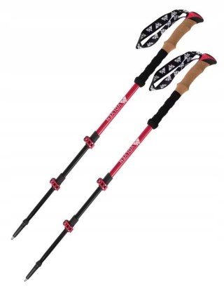 Kije Trekkingowe Aluminiowe 7075 Teleskopowe Adventure Cork Volven 65-135Cm