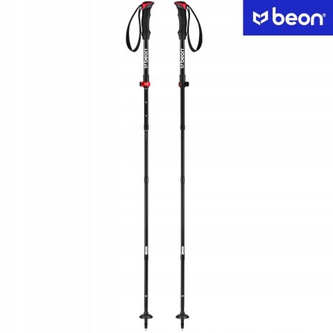 Kije Trekkingowe Beon Fold Lite 110-130Cm, Składane Aircraft Aluminium