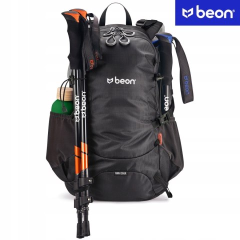 Kije Trekkingowe Beon Smart Orange 2 Szt Safe Lock, Lekkie Alu Z Końcówkami