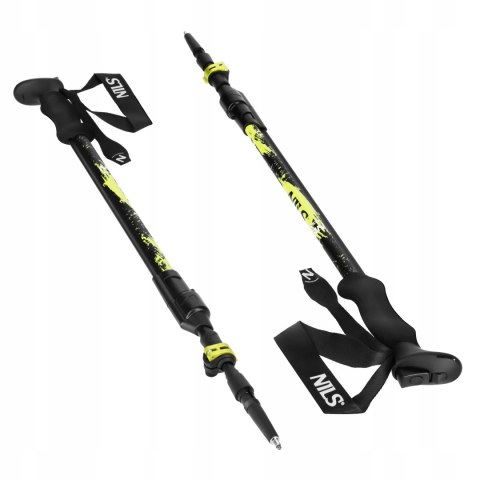 Kije Trekkingowe Nils Tk8608 - Regulowane, Aluminium 7075, Do Chodzenia