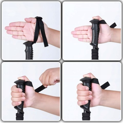 Kije Trekkingowe Nordic Walking 63-145Cm Regulowane Anti-Shock Ergonomiczne