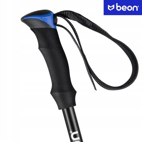 Kije Trekkingowe Składane Beon Fold Lite Blue, Regulacja 110-130 Cm