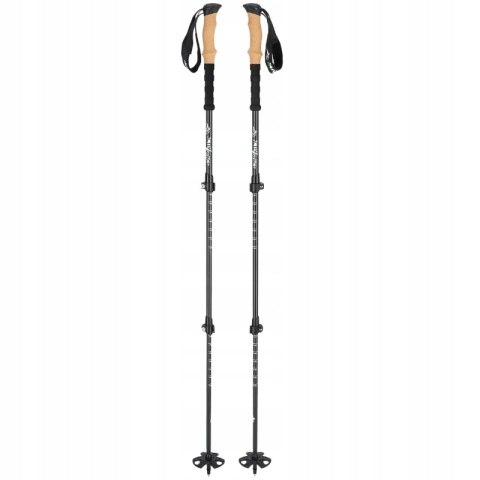 Kije Trekkingowe Składane Carbon+ 61-135 Cm, Safe Lock, Nordic Walking