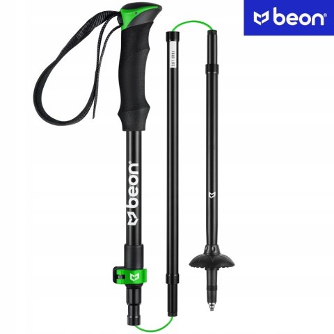 Kijki Trekkingowe Składane Beon Fold Lite Green 110-130 Cm, Lekkie Trwałe