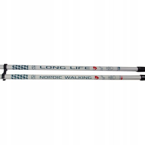 Kiki Nordic Walking Regulowane Long Life Aluminiowe 110-135 Cm Anti Shock