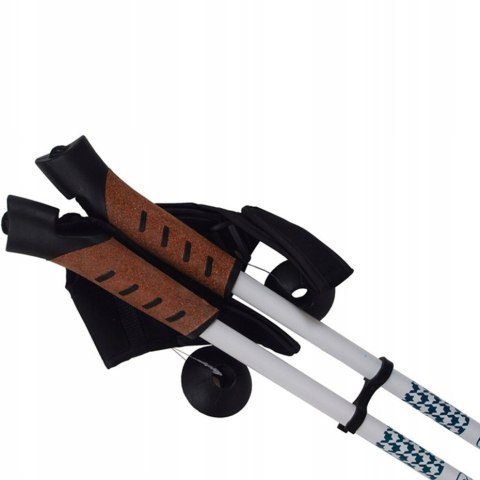 Kiki Nordic Walking Regulowane Long Life Aluminiowe 110-135 Cm Anti Shock