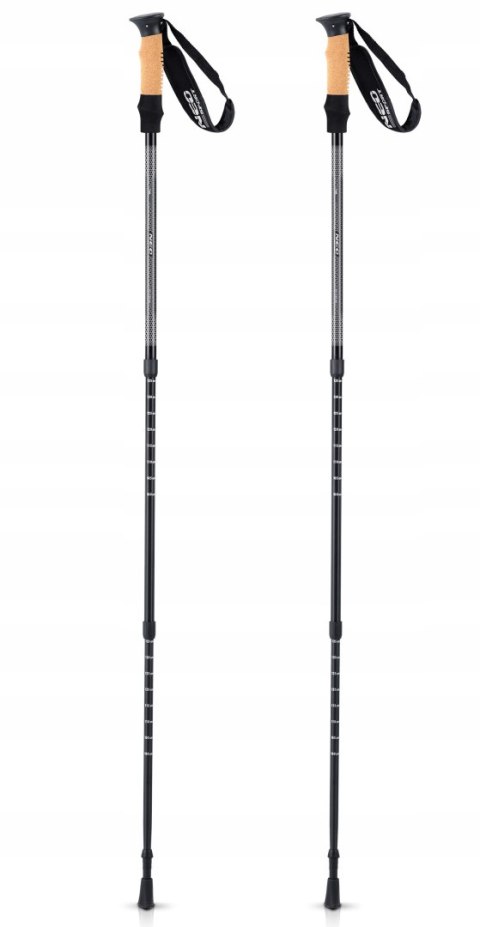 Lekkie Kijki Trekkingowe Z Antyshock, Regulacja 65-135 Cm, Neo-Sport