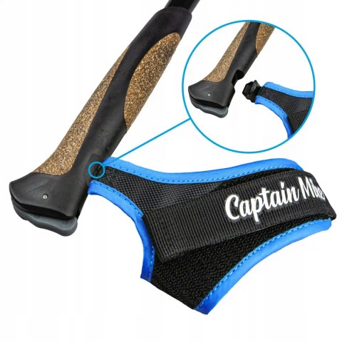 Regulowane Kijki Do Nordic Walking Captain Mike Z Aluminium Lotniczego 100-130 Cm