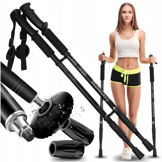 Regulowane Kijki Nordic Walking 63-145 Cm, Anti-Shock I Antypoślizgowe