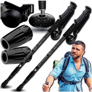 Regulowane Kijki Nordic Walking Do Gór - Mocne I Wygodne Do Treningu Spacerów I Turystyki