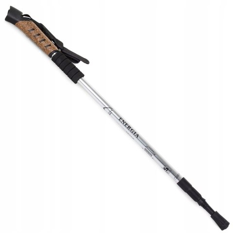 Składane Kije Do Nordic Walking 63-135 Cm, Aluminiowe, Regulowane, Z Końcówkami