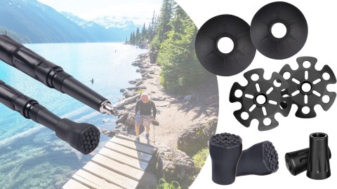 Fit4med Kije Trekkingowe Carbon Ultra Lekke 3Segmentowe Antishock 105-135Cm