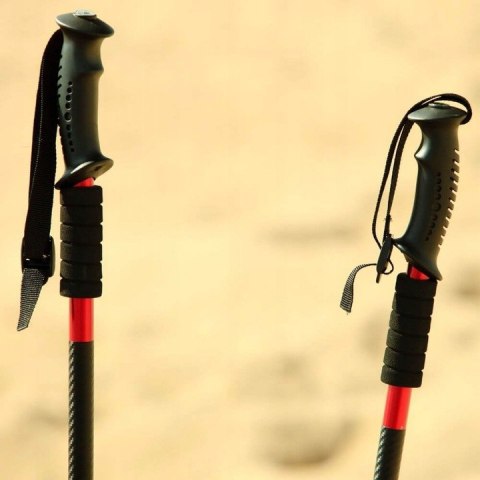 Kieje Trekkingowe Teleskopowe Aluminiowe Antishock 67-135 Cm Nordic Walking