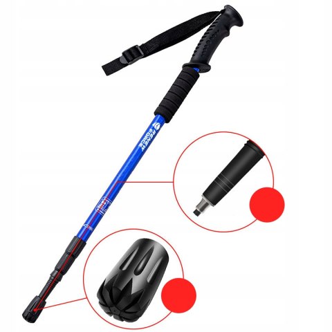 Kije Do Nordic Walking W Góry Kijki Do Chodzenia Trekkingowe Składane 2 Szt