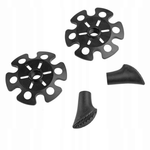 Kije Nordic Walking 125 Cm Aluminiowe Z Piankową Rączką I Systemem Clip-On