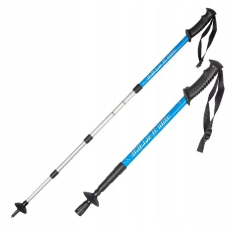 Kije Nordic Walking 2 Szt. Teleskopowe, Regulowane, Anti-Shock 65-135Cm