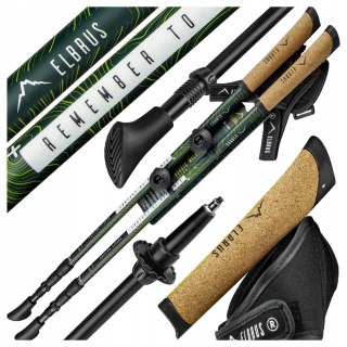 Kije Nordic Walking 3-Segm Elbrus Cliogo Antishock Click Glove 70-135Cm