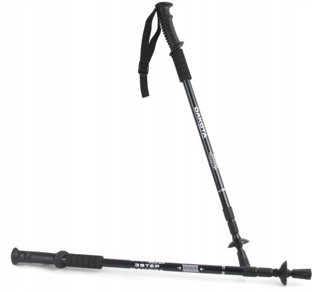 Kije Nordic Walking 3-Segmentowe Teleskopowe Aluminiowe Anti-Shock 64-135Cm