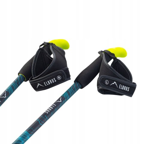 Kije Nordic Walking Elbrus Blasimon 2-Segmentowe 85-135Cm 50% Stal Paskami
