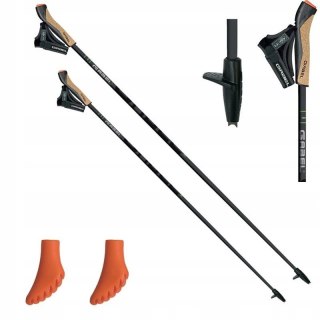 Kije Nordic Walking Gabel X-5 110Cm Carbon Ergonomiczny Grip Ncs Active Tip