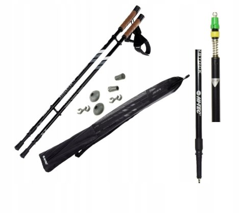 Kije Nordic Walking Hi-Tec Alpenstock Kijki 85-135 2-Segm. Antishock 250G