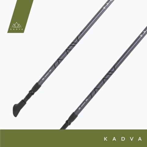 Kije Nordic Walking Kadva Aruku Aluminiowe Twist Lock 83-135 Cm Antishock
