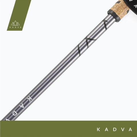 Kije Nordic Walking Kadva Aruku Aluminiowe Twist Lock 83-135 Cm Antishock