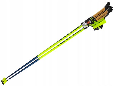Kije Nordic Walking Team 16 115 Cm 50% Karbonu, Ergonomiczne Uchwyty Top