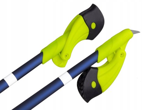 Kije Nordic Walking Team 16 115 Cm 50% Karbonu, Ergonomiczne Uchwyty Top