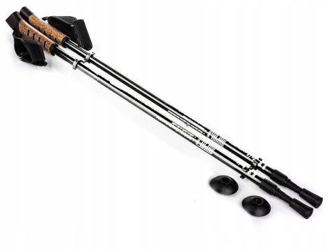 Kije Nordic Walking Teleskopowe 65-135Cm Antishock Komfort I Stabilność