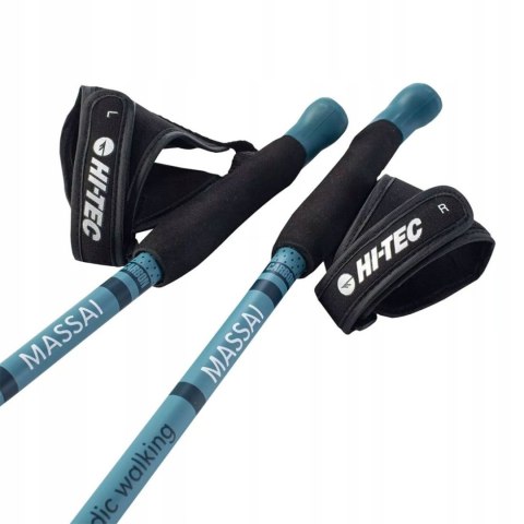 Kije Nordic Walking Ultralekkie Hi-Tec Massai 105-125Cm, Włókno Węglowe