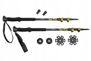 Kije Trekingowe Rapid Alu 3-Sekcyjne Regulowane 135Cm Alu 7075 Rockland