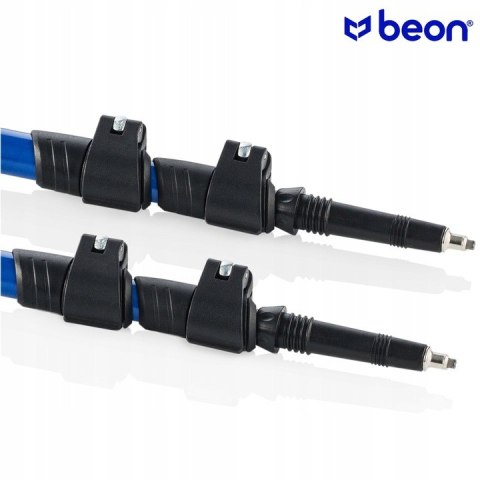 Kije Trekkingowe Beon Smart Blue 61-135Cm - Regulacja Safe Lock, 4 Końcówki